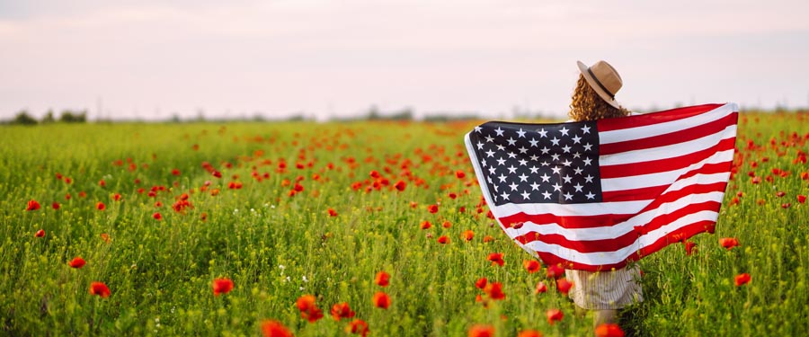 Independence Day Flower Gifts Delivered to America