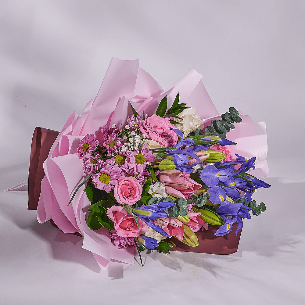 Lavender Whispers Iris Bouquet- New Jersey Blooms - New Jersey Flower Delivery