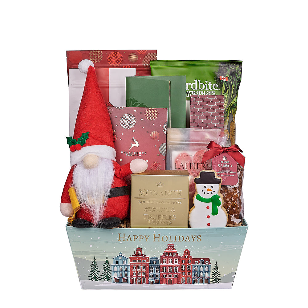 Santa’s Delicious Holiday Treat Gift, christmas gift, christmas, chocolate gift, chocolate, cookie gift, cookie, New Jersey delivery