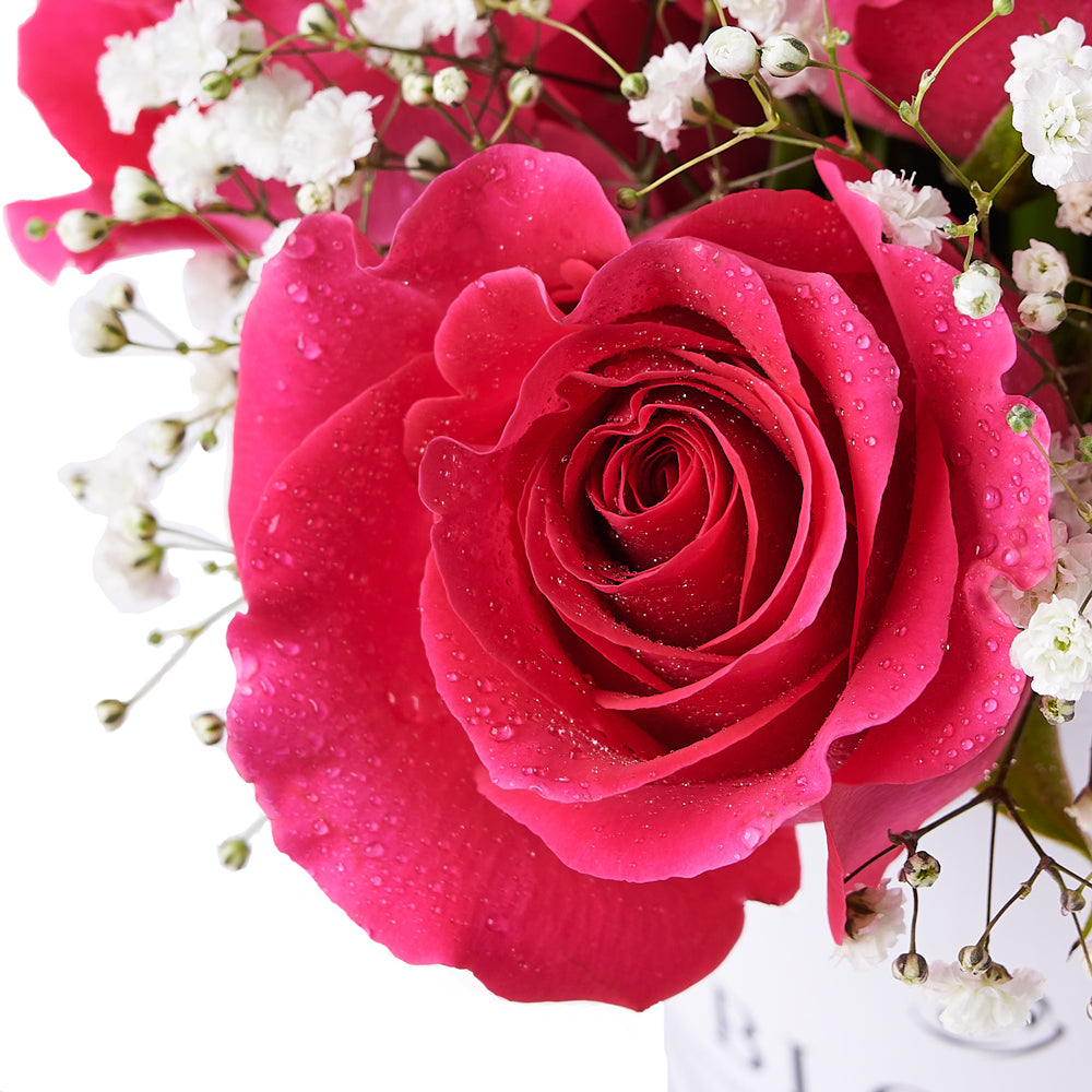 Tender Pink Rose Gift, gift baskets, floral gifts, mother’s day gifts