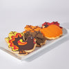 Assorted Fall Cookies, These assorted cookies are adorable and hand-decorated to reflect the beautiful autumn colors and themes, from Blooms New Jersey - Same Day New Jersey Delivery.