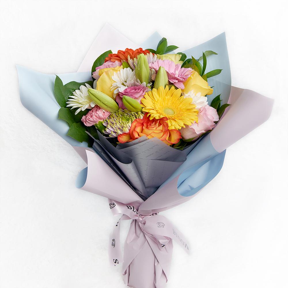 Caribbean Sunrise Mixed Bouquet - New Jersey Blooms - New Jersey Flower Delivery