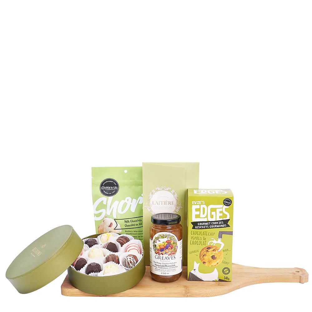 Chocolate Celebration Gourmet Gift Basket - New Jersey Blooms - New Jersey Chocolate Delivery