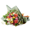Daydream Fantasy Rose Bouquet, multicolored roses, spray roses with baby’s breath, eucalyptus, and ruscus, gathered in a floral wrap and tied with a designer ribbon, Mixed Flower Gifts from Blooms New Jersey - Same Day New Jersey Delivery.