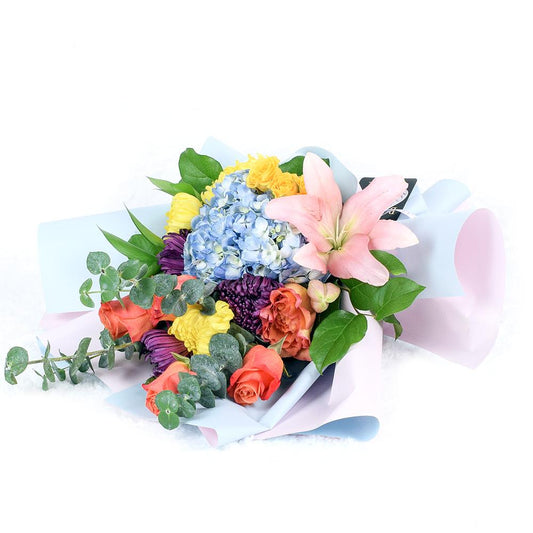 Festive Purim Bouquet - Mixed, brightly colored bouquet - New Jersey Blooms - New Jersey Flower Delivery