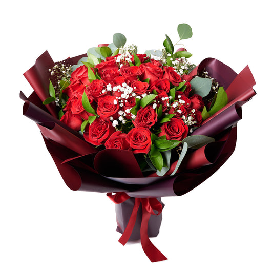 Valentine's Day 36 Red Roses Bouquet, Valentine's Day gifts, rose bouquets, New Jersey Same Day Flower Delivery. New Jersey Blooms
