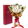 Valentine's Day 12 Stem White Rose Bouquet With Designer Box, New Jersey Same Day Flower Delivery, white roses bouquet, Valentine's Day gifts