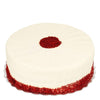 Large Red Velvet Cake, moist and fluffy deep and rich flavor,  topped with cream cheese frosting, Cake Gifts from Blooms New Jersey - Same Day New Jersey Delivery.
