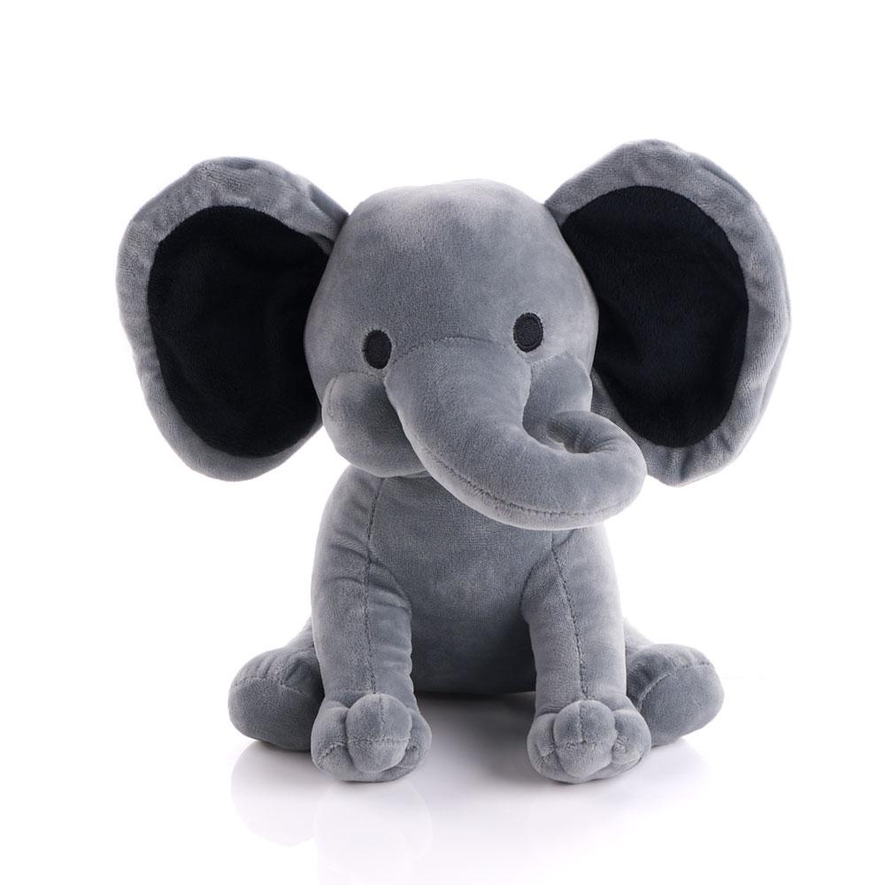 Large Grey Plush Elephant, Adorable, soft, and definitely huggable, from Blooms New Jersey - Same Day New Jersey Delivery.