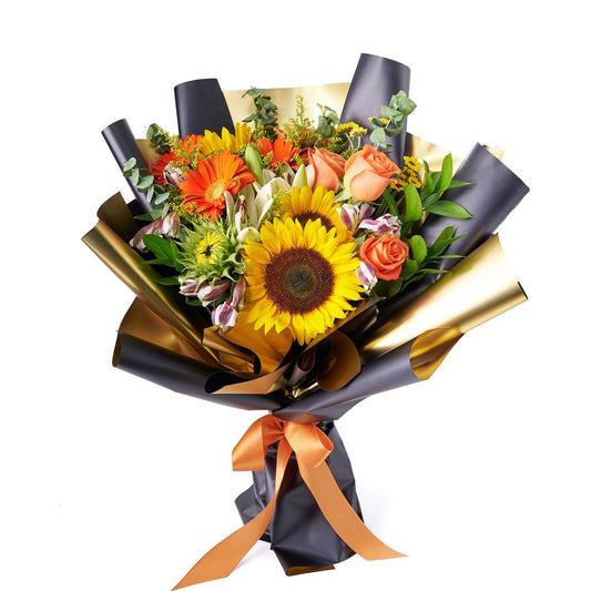 Let Your Light Shine Sunflower Bouquet - New Jersey Blooms - USA flower delivery