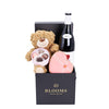 Mother's Day Wine & Teddy Gift Box - New Jersey Blooms - New Jersey Mother's Day Gift Basket Delivery