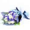 Muted Grace Rose Bouquet - Rose & Iris mixed bouquet - New Jersey Blooms - New Jersey Flower Delivery