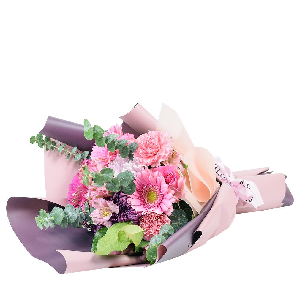 Pretty in Pink Mixed Flower Bouquet - New Jersey Blooms - New Jersey Flower Delivery