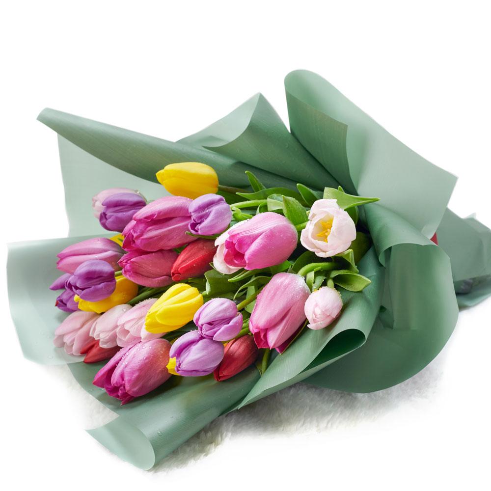 Spring Radiance Tulip Bouquet - New Jersey Blooms - New Jersey Flower Delivery