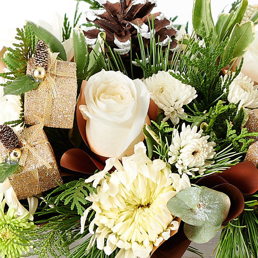 Mixed flower arrangement, Mixed Floral Arrangement, Mix Floral Arrangement, Flower Arrangement, Floral Gift, Floral Arrangement, holiday, christmas, Set 24007-2021, holiday flower delivery, delivery holiday flower New Jersey Blooms