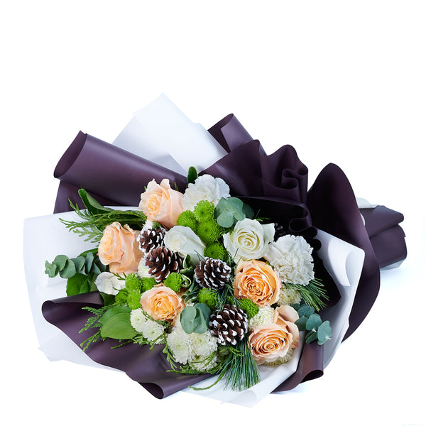 Elegant Winter Mixed Bouquet – Rose Gifts – NJ delivery - Blooms