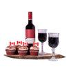 Canada Day Wine Gift Set, wine gift, wine, gourmet gift, gourmet, cake gift, cake