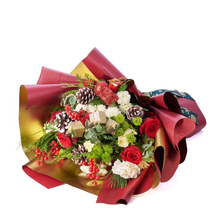 Holiday Rose Bouquet