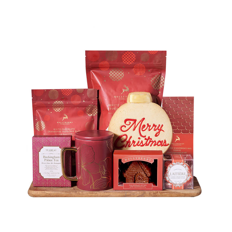 Cup of Cheer Christmas Tea Gift, christmas gift, christmas, holiday gift, holiday, gourmet gift, gourmet, tea gift, tea. New Jersey Blooms - New Jersey Delivery Blooms