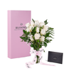 Enduring White Rose Bouquet & Box, floral gifts, rose gifts, gifts, roses, New Jersey delivery