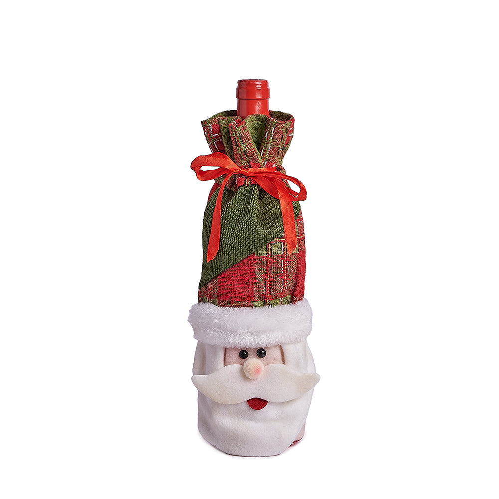 Holiday Wine &amp; Santa Gift Bag, wine gift, wine, christmas gift, christmas, holiday gift, holiday, New Jersey delivery