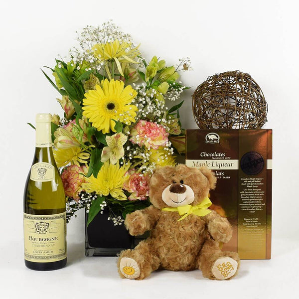 Wine & Chocolate Gift Basket Wine gift baskets New Jersey delivery