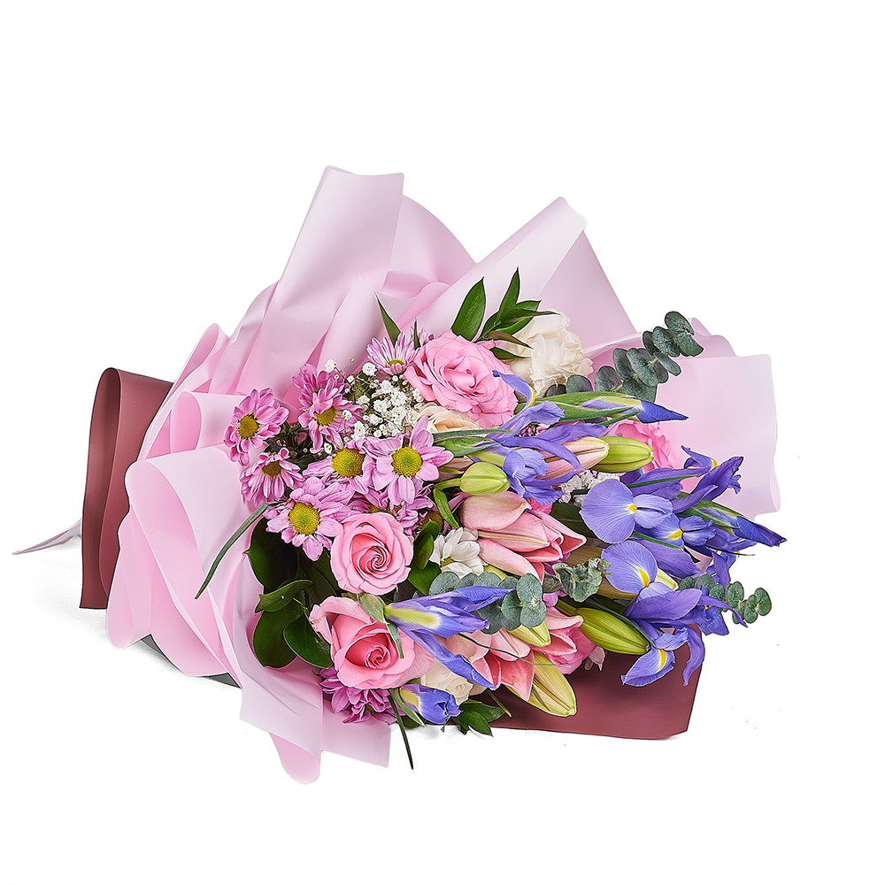 Lavender Whispers Iris Bouquet - New Jersey Blooms - New Jersey Flower Delivery