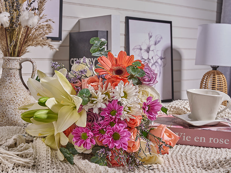 Florists preparing arrangements at Hackensack New Jersey facility