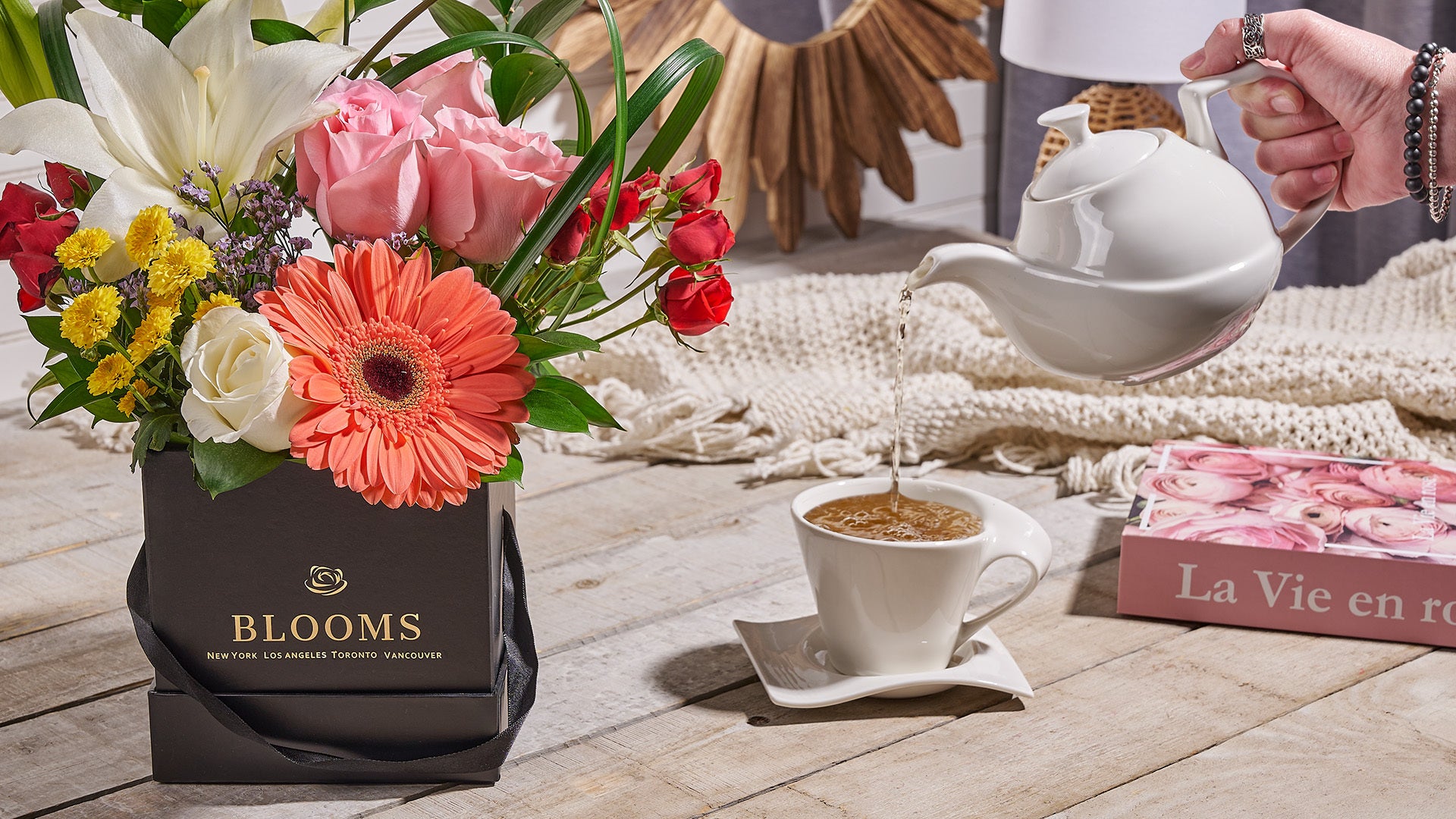 Fresh mixed flower arrangement for New Jersey flower delivery