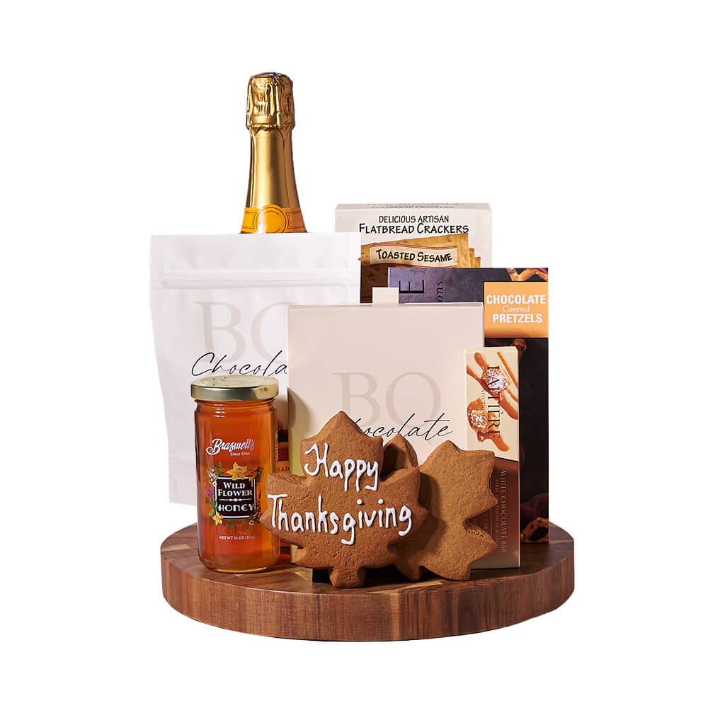 Thanksgiving Champagne &amp; Snack Gift Board, champagne gift, champagne, sparkling wine gift, sparkling wine, gourmet gift, gourmet, thanksgiving gift, thanksgiving.Jersey Blooms - New Jersey Delivery Blooms