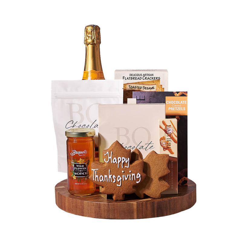 Thanksgiving Champagne & Snack Gift Board, champagne gift, champagne, sparkling wine gift, sparkling wine, gourmet gift, gourmet, thanksgiving gift, thanksgiving.Jersey Blooms - New Jersey Delivery Blooms