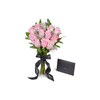 Valentine's Day 12 Stem Pink Rose Bouquet, Valentine's Day gifts, pink roses, New Jersey Same Day Flower Delivery