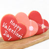 Valentine's Day Assorted Heart Cookies, comes with 3 heart-shaped cookies decorated with pink and red icing, featuring heartfelt messages, Baked Goods from Blooms New Jersey - Same Day New Jersey Delivery.