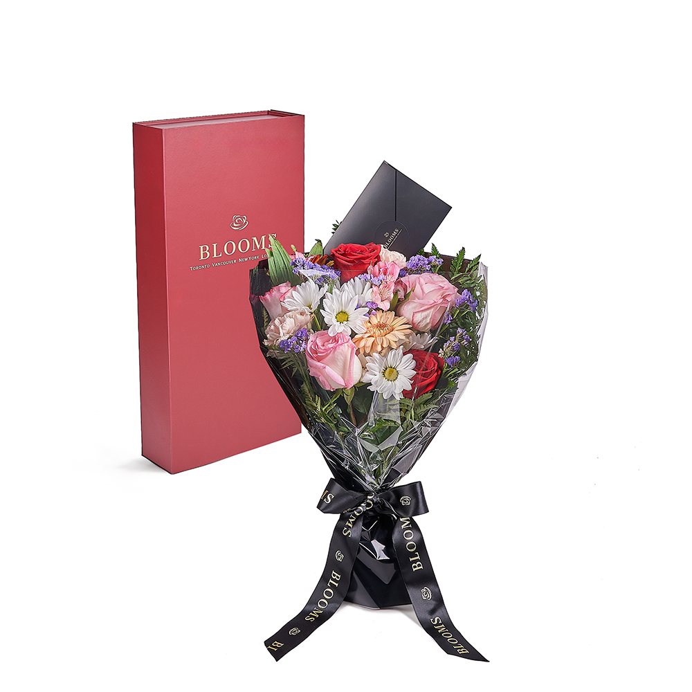Valentine's Day Seasonal Bouquet &amp; Box, New Jersey Same Day Flower Delivery, seasonal bouquet. New Jersey Blooms