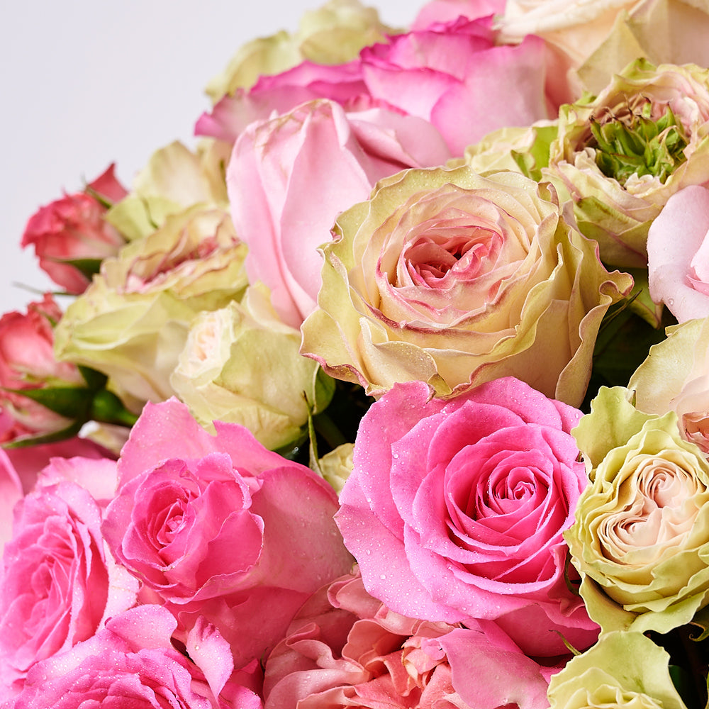 Ultimate Blushing Rose Gift, gift baskets, mother’s day gifts, gifts. New Jersey Blooms- New Jersey Delivery Blooms