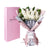 Enduring White Rose Bouquet & Box