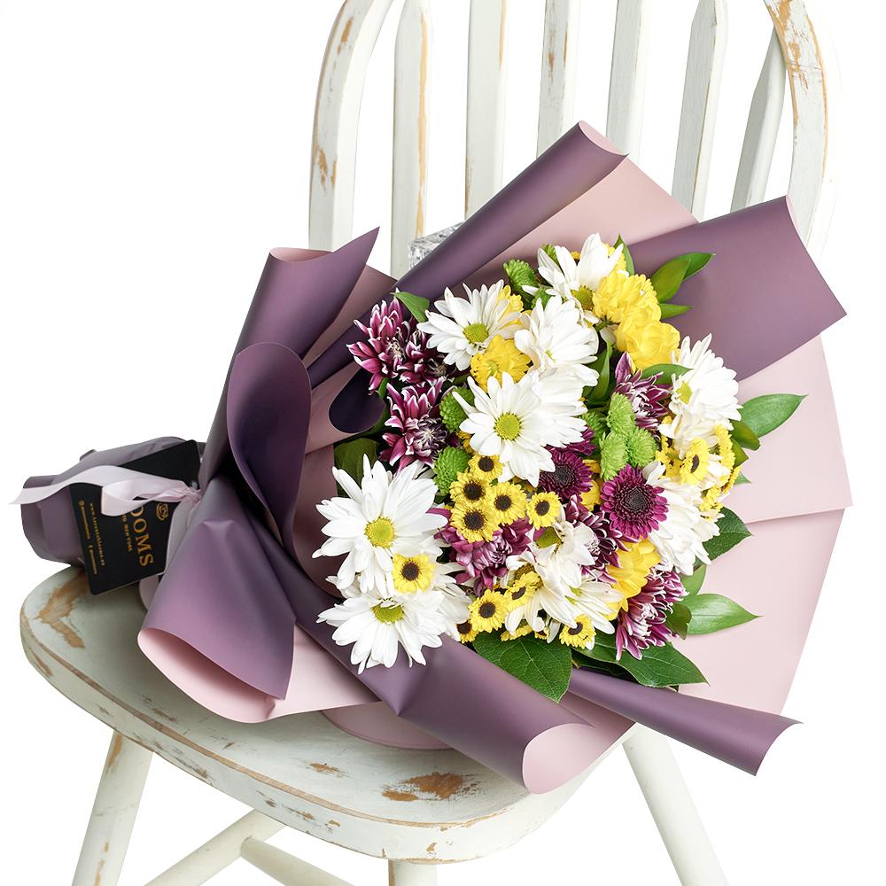 Be A Wildflower Daisy Bouquet - New Jersey Blooms - New Jersey Flower Delivery