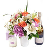 Beautifully Fragrant Flowers & Champagne Gift - New Jersey Flower Delivery - New Jersey Blooms