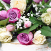 Purple and white mixed rose bouquet. New Jersey Flower delivery. New Jersey Blooms