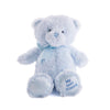 Blue Best Friend Baby Plush Bear, soft plush bear, and On one foot, it says "My Best Friend". from Blooms New Jersey - Same Day New Jersey Delivery.