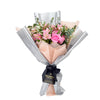 Blushing Notes Mixed Rose Bouquet - New Jersey Blooms - New Jersey Flower Delivery