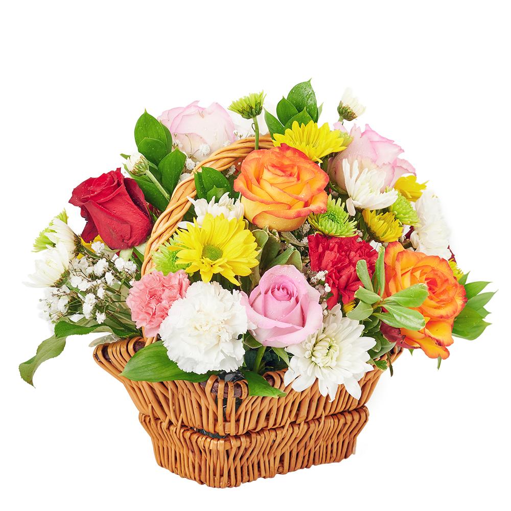Bountiful Mixed Rose Arrangement - New Jersey Blooms - New Jersey Flower Delivery