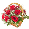 Classic Comfort Rose Gift - Red rose gift basket - New Jersey Blooms - New Jersey Flower Delivery