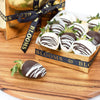 Berry Drizzle Chocolate Dipped Strawberries, Chocolate Covered Strawberries, Chocolate Gift Box, Gourmet Gift Box, NJ Same Day Delivery