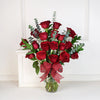 Red Rose Bouquet with Vase
