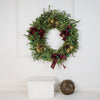 Festive Holiday Wreath, floral gift baskets, plant gift baskets