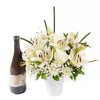 Everyday Flowers & Wine Gift - New Jersey Blooms - New Jersey Flower Delivery