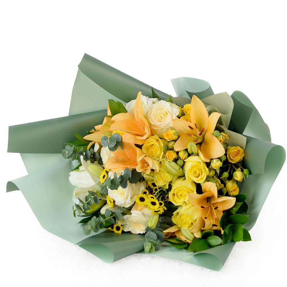 Floral Sunrise Mixed Bouquet - New Jersey Blooms - New Jersey flower delivery