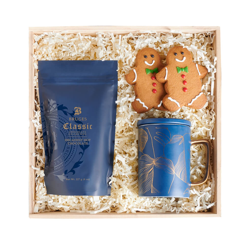 Gingerbread &amp; Cocoa Gift Box, christmas gift, christmas, holiday gift, holiday, cookie gift, cookie, gourmet gift, gourmet