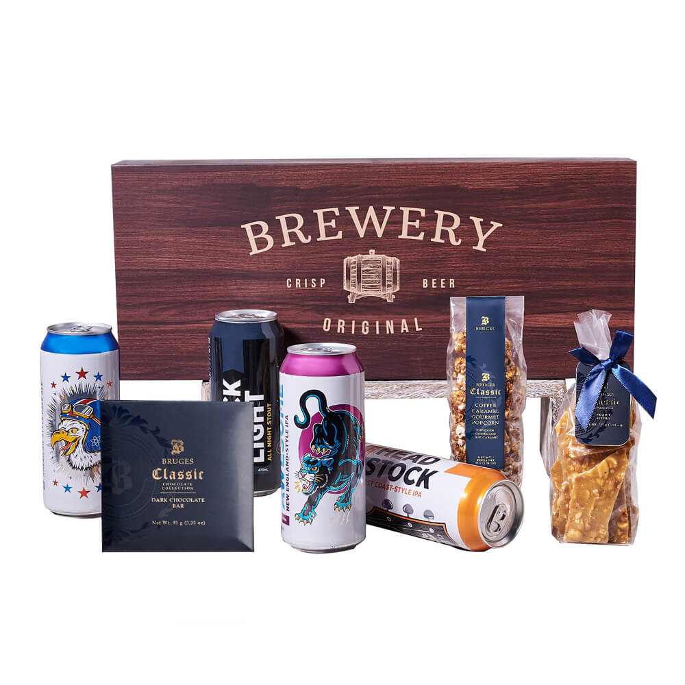 Gourmet Craft Beer &amp; Dessert Gift Box, craft beer gift, craft beer, beer gift, beer, gourmet gift, gourmet